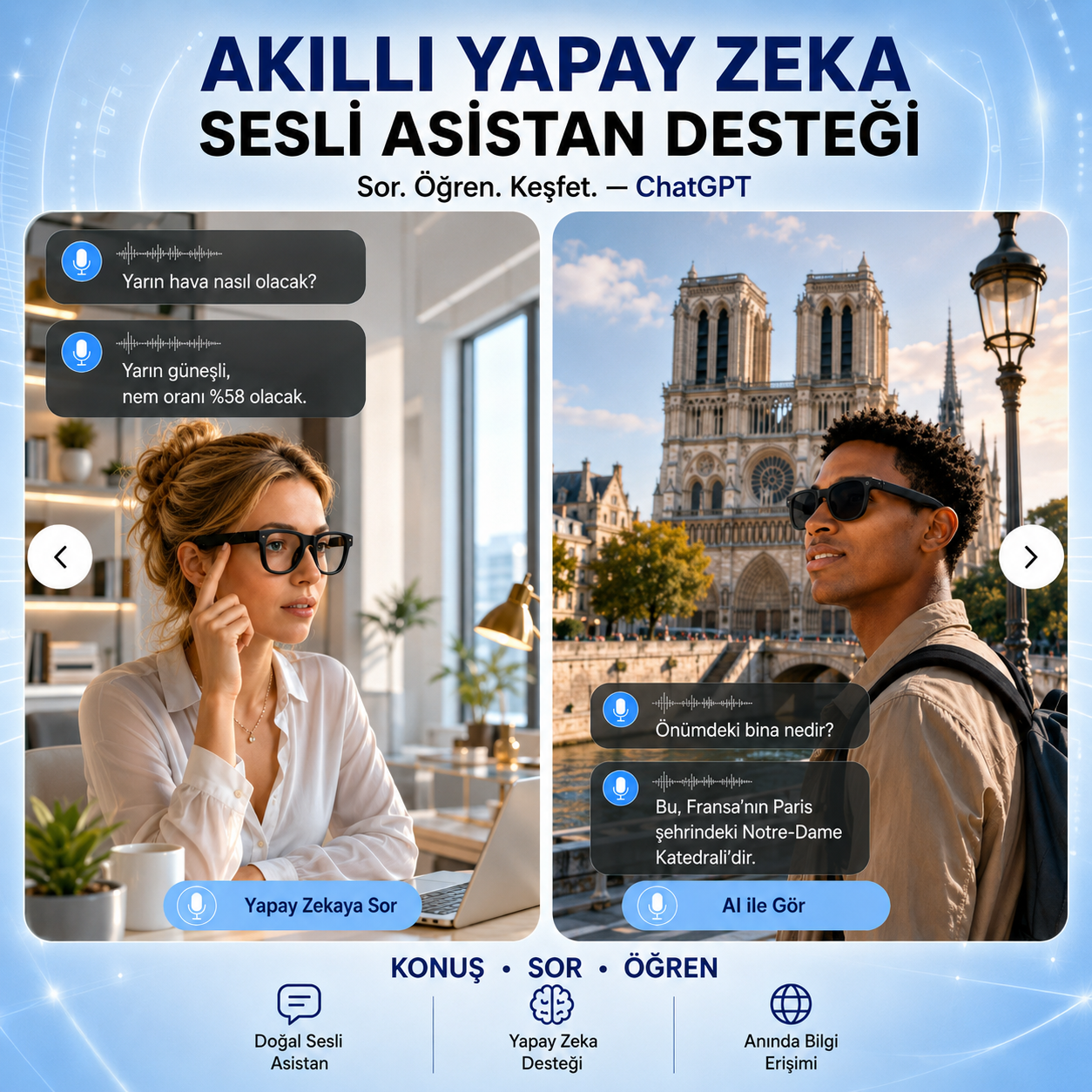Opınayz™ Kameralı Akıllı Gözlük