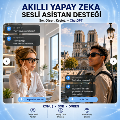 Opınayz™ Kameralı Akıllı Gözlük